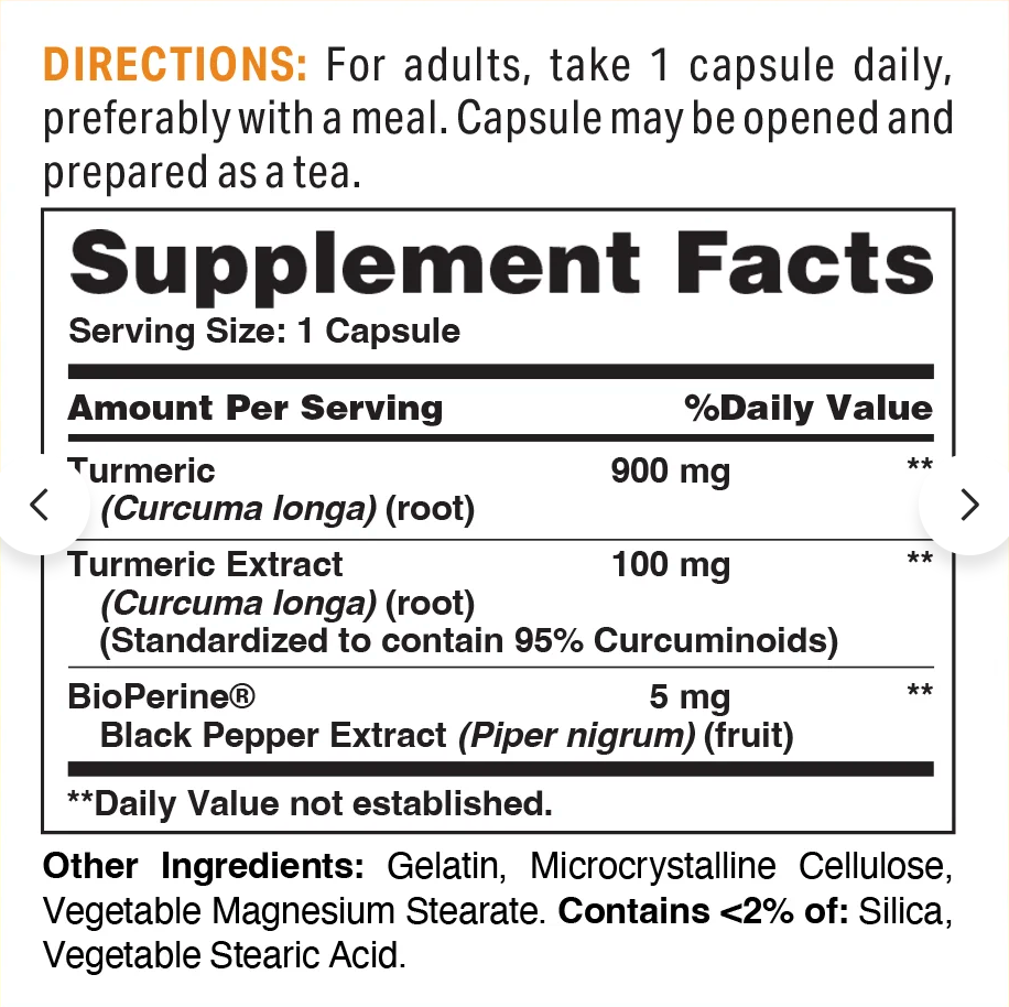 Turmeric Curcumin